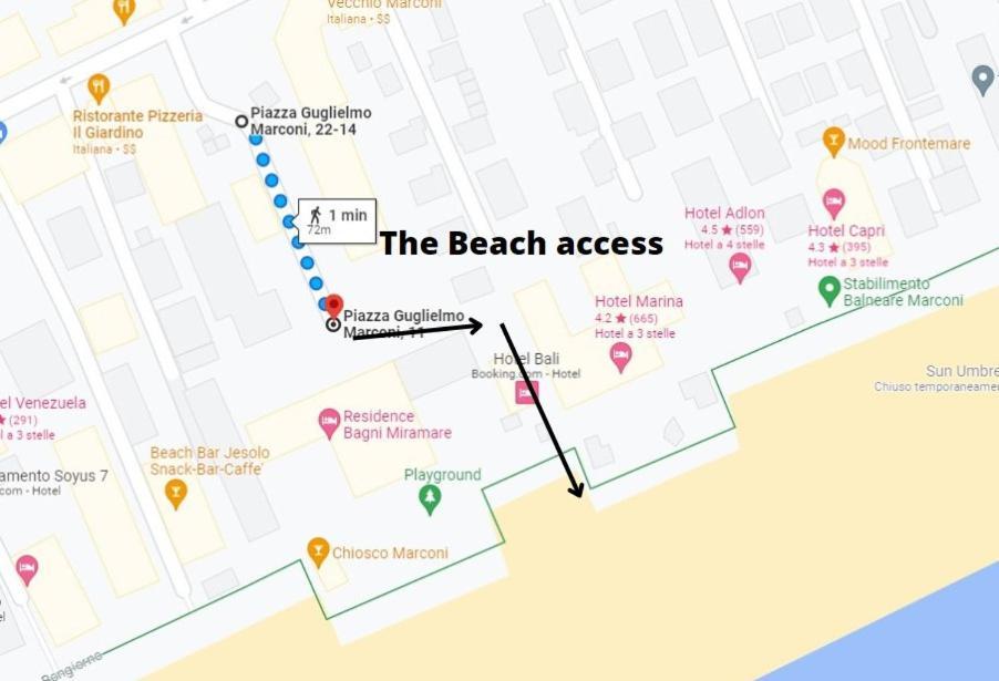 Movida Loft A Piazza Marconi Jesolo Lido - Spiaggia A 1 Minuto!!! Lido di Jesolo Eksteriør billede